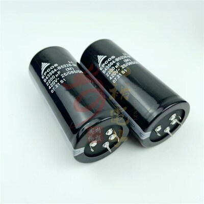 德国EPCOS 420V2200UF 420vdc 高压变频器滤波电解电容B43564四脚
