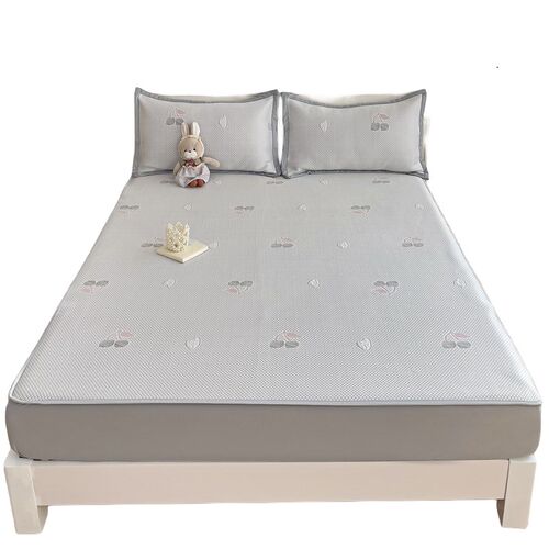 定做A类冰丝凉席冰豆豆床笠席90x120x135x150x1Q80榻榻米上下床19