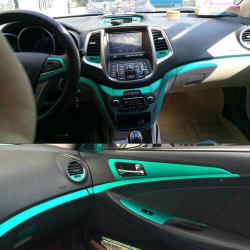 用于2-A款逸动1纸5长安款逸动改装内饰贴 致尚XT适中控排挡装1饰