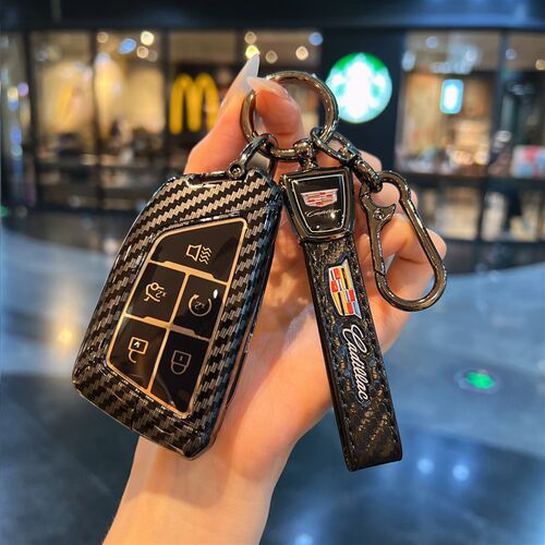 适用凯迪拉克ct5钥匙套cx4/5/6卡迪拉C克xt5扣xt4/xt6壳atslxts包