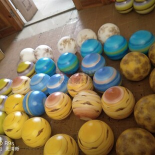 圆球形奶白玻璃吊灯灯罩星球行星装饰吊灯灯罩外壳幼儿园商场灯罩