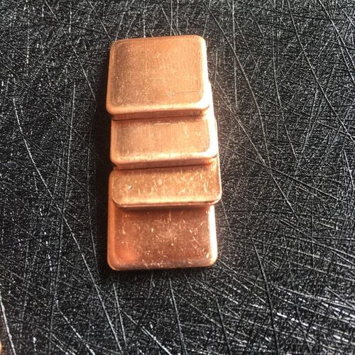 笔记本CPU散热片 多种规格纯紫铜片 电脑显卡主板降温导热铜片