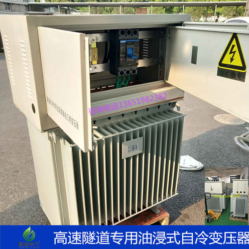 高速隧道专用油浸式自冷变压器300KVA320kw360千瓦290K升压器380V