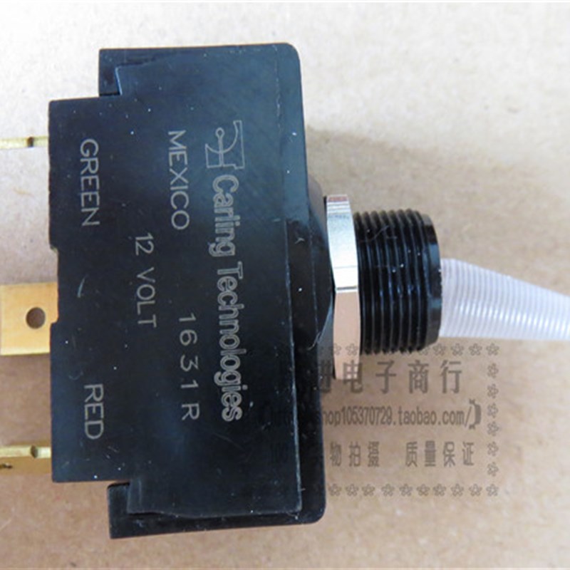 进口美国嘉灵CARLINGSWITCH 6131R钮子开关 4脚2档摇头开关12MM