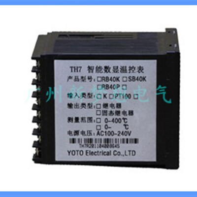 YOTO中山北崎TH7-RB40P/SB40K温度控制器PID智能数显温控仪温控表