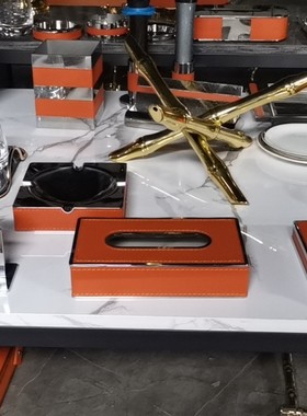 KTV摆台用品加厚不锈钢罗曼达悦荟款双边花果皮盅话筒架轻奢款