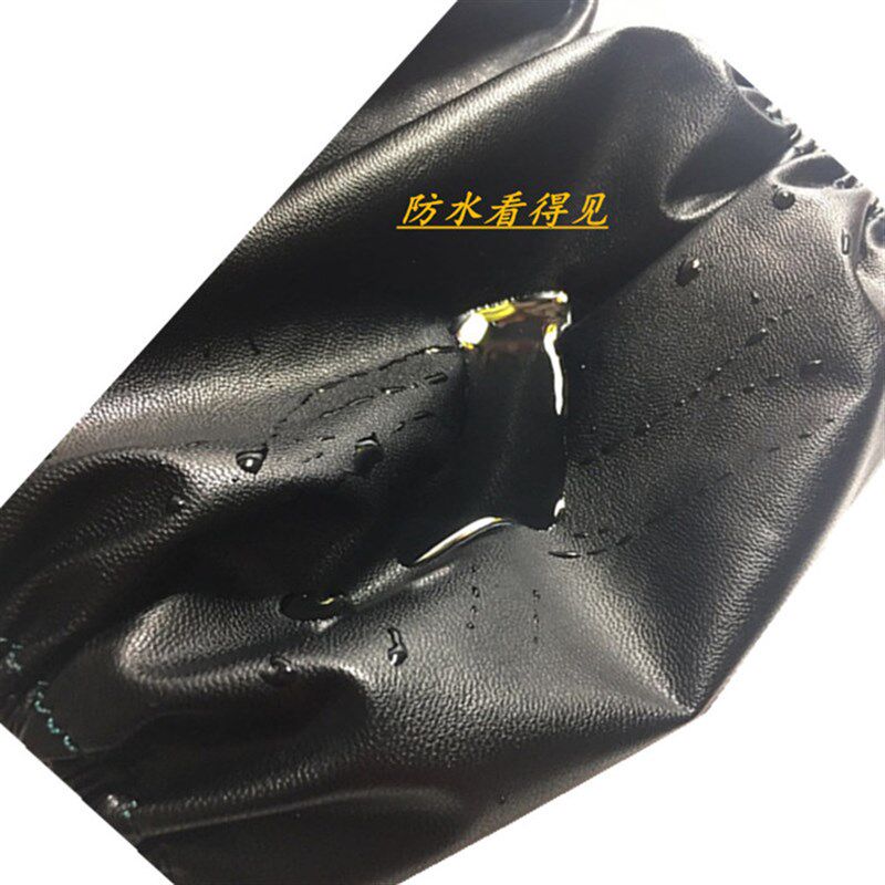 厨房防水皮袖套女秋冬中长款家务袖套