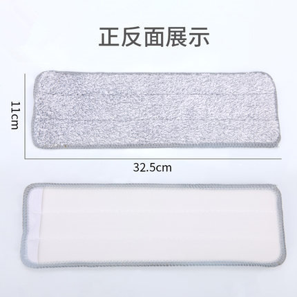西扬平板拖把布替换布免手洗拖地布懒人拖把拖布尘推粘贴式毛巾图片