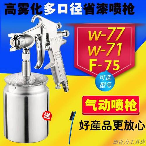 德国品质w-71油漆喷枪w77气动家具喷漆枪pq2喷漆抢汽车喷漆工具F-