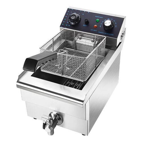 魅厨zf-101油炸锅商用加厚单缸20L炸鸡油条薯条机器电炸炉电炸锅