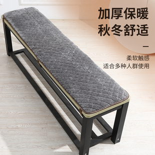 定制冬季加厚入户门口软包换鞋凳坐垫长凳长条椅垫实木沙发垫子