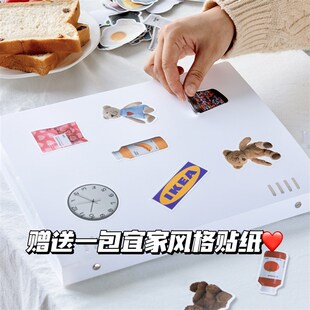 ringnote九宫格卡册拍立得专辑小卡追星明信片贴纸透明内页收纳册