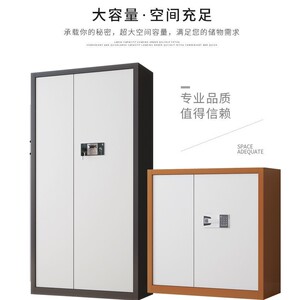 志派钢制指纹通体档案保密柜智能密码锁文件柜国宝锁办公室财务柜