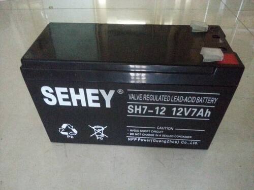 西力SEHEY蓄电池12V7AH电梯门闸SH7-12机器内置UPS电源卷帘门包邮