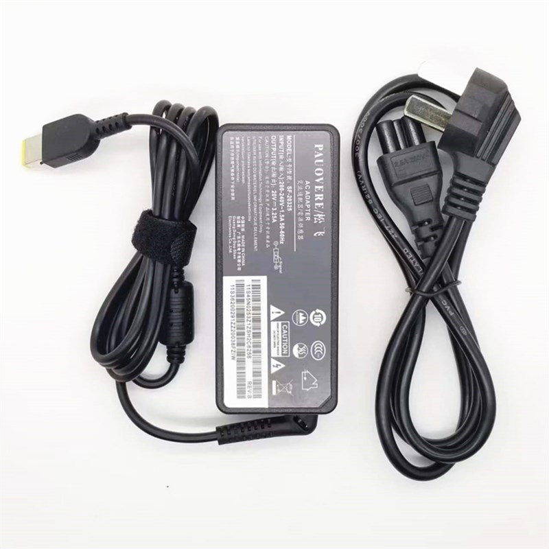 适用E540 M490s S410P Z510 笔记本电脑电源线20V3.25A方口充电器