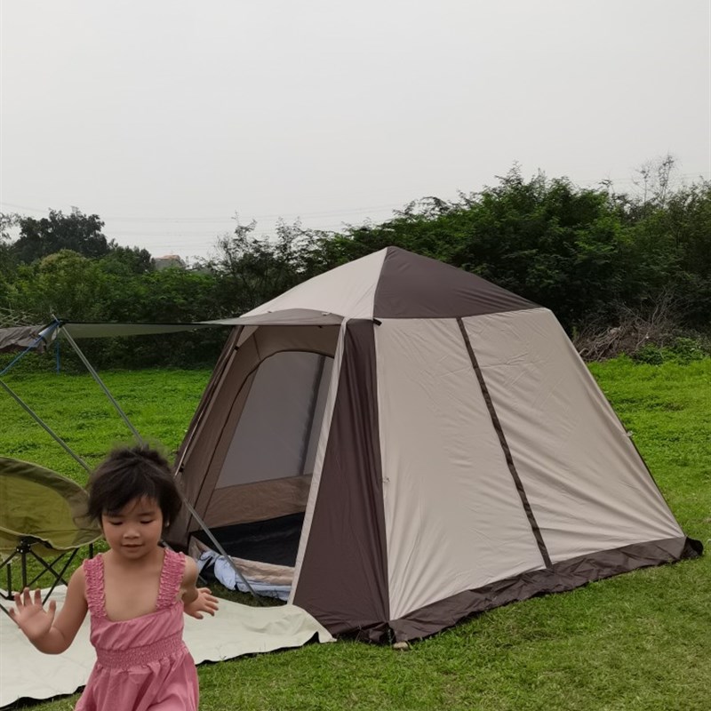 帐篷户外便携式折叠3-4人防晒防雨防蚊虫遮阳速开简易公园自动帐