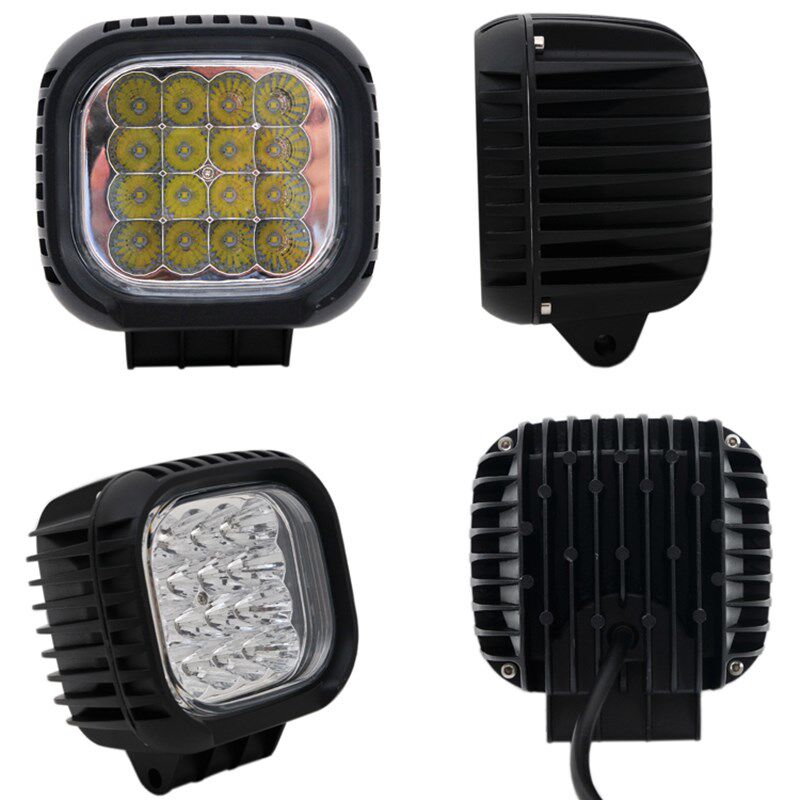 汽车货车led射灯12V24V大灯超亮聚光工程车铲车叉车挖掘机工作灯
