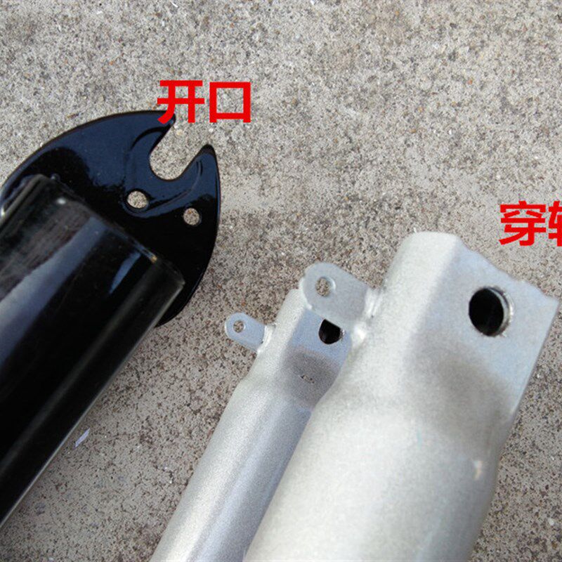 电动三轮车前叉前避震器总成18管双肩减震载重王叉子275-14前轮叉