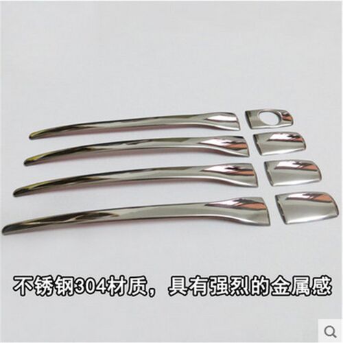 适用于标致标志301 3008 2008 308拉手亮条车门把手不锈钢改装饰