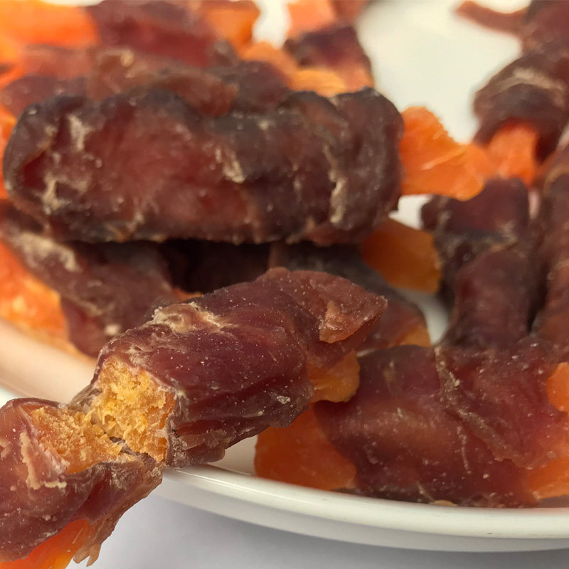 馋不腻手工狗狗零食鸭肉绕薯条干宠物零食磨牙棒美毛口臭泰迪比熊