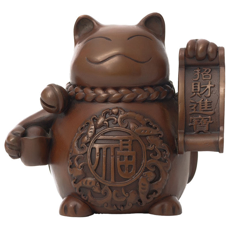 招财猫摆件猫工艺品摇手存钱储蓄罐店铺酒柜家居装饰创意开业礼品
