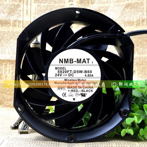 NMB-MAT 5920FT-D5W-B60 17CM 24V 4.80A 17251 变频器 散热风扇