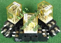 原装拆机 IDEC和泉RH2B-U 24V 连底座 继电器 接触器2组触点
