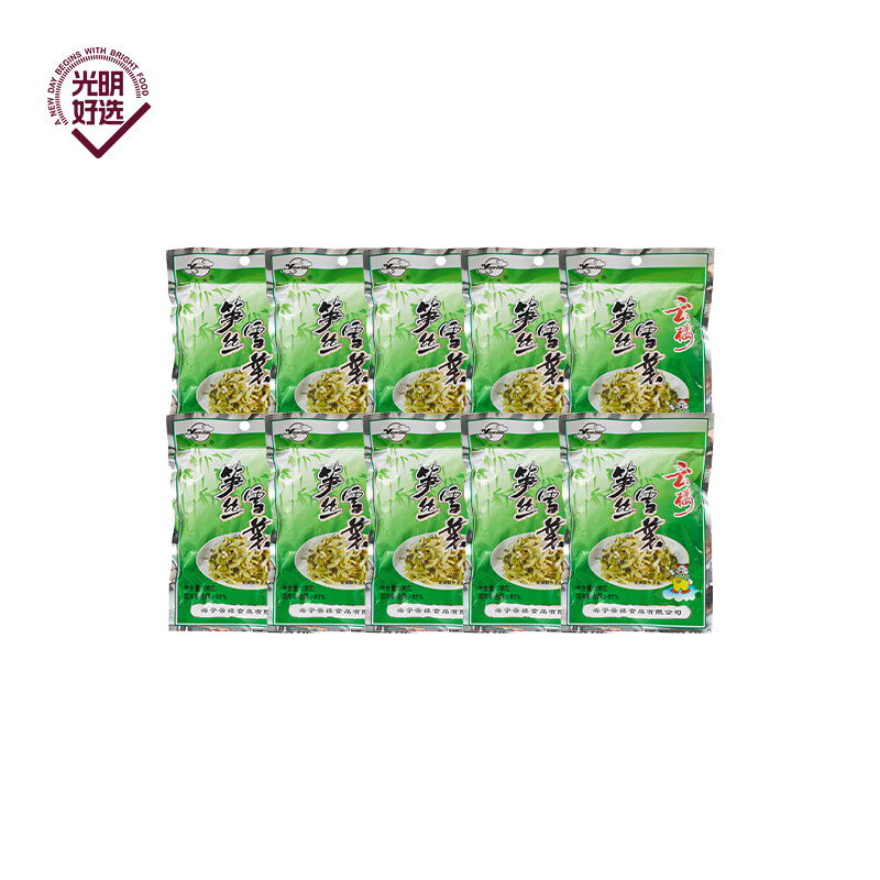 云楼笋丝雪菜（盐渍菜）108g*10袋图片