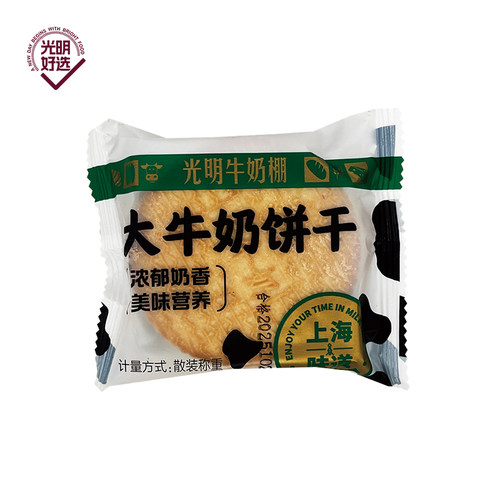 光明牛奶棚大牛奶饼干500g