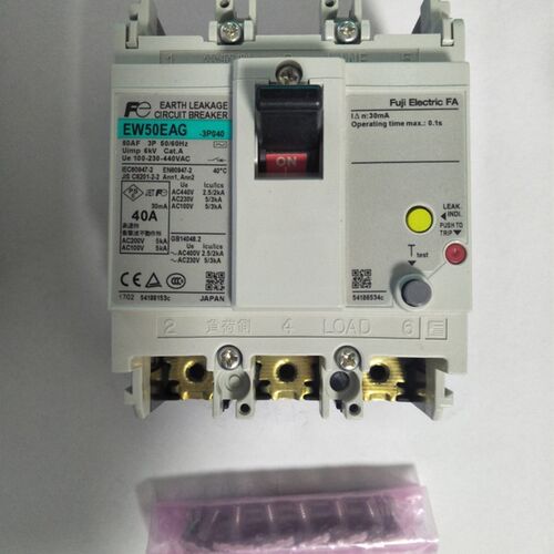 漏电断路器EW50EAG 3P 040B 40A 30ma 100Ma EW50EAG 3P 050B 50A