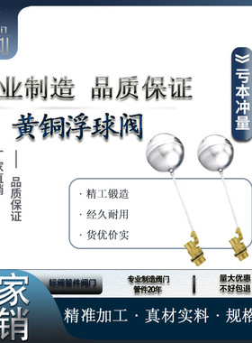 铜不锈钢浮球阀4分1寸水箱水塔水池进水阀开关水位控制器dn25 50