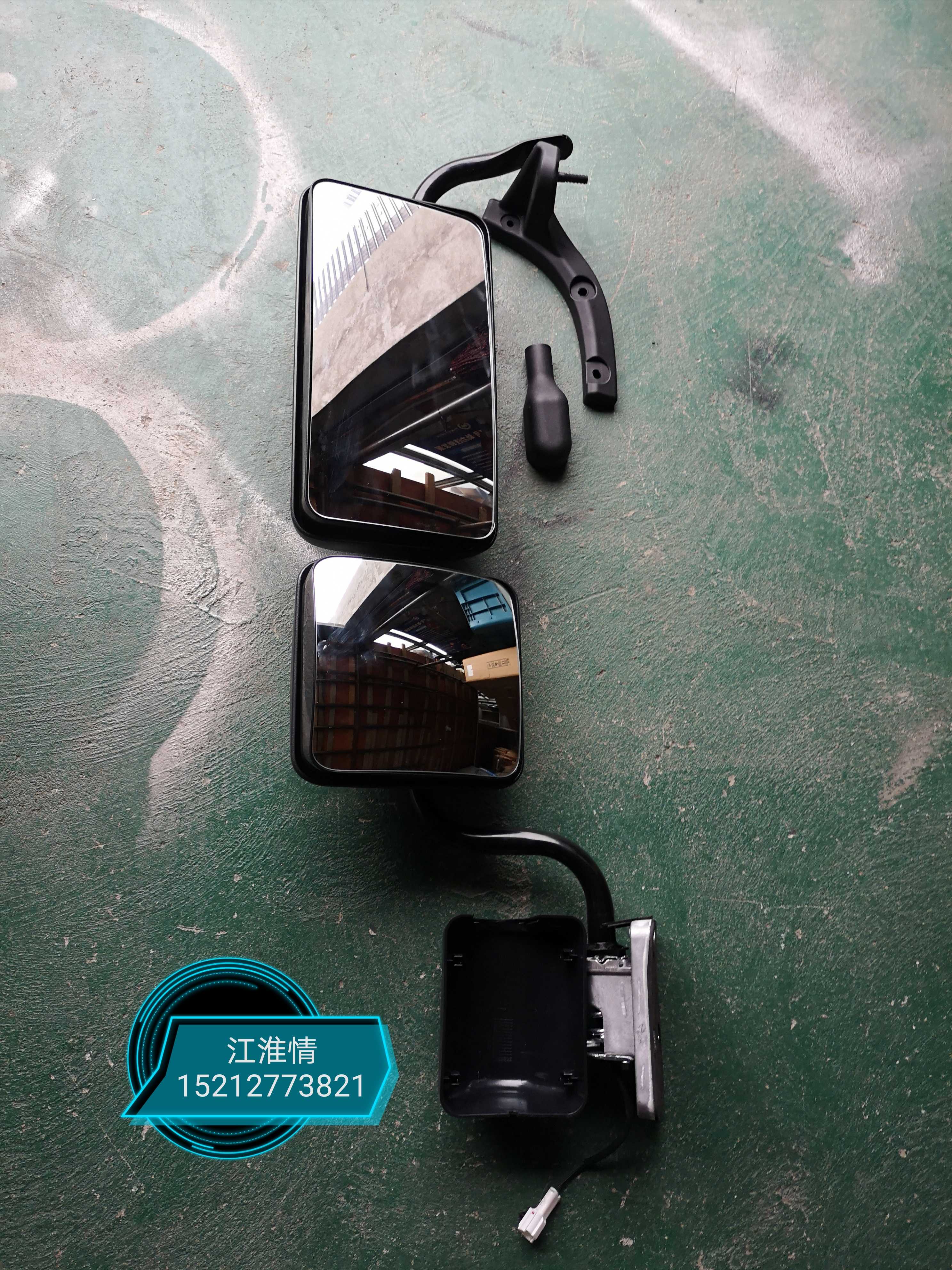 适用江淮帅铃Q6Q3倒车镜总成H330后视镜总成电加热倒车镜