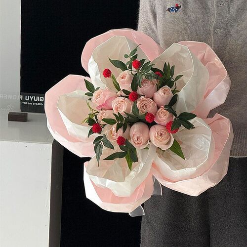 高级感玫瑰花束成品向日葵彷真花毕业手捧花生日520礼物送女朋友