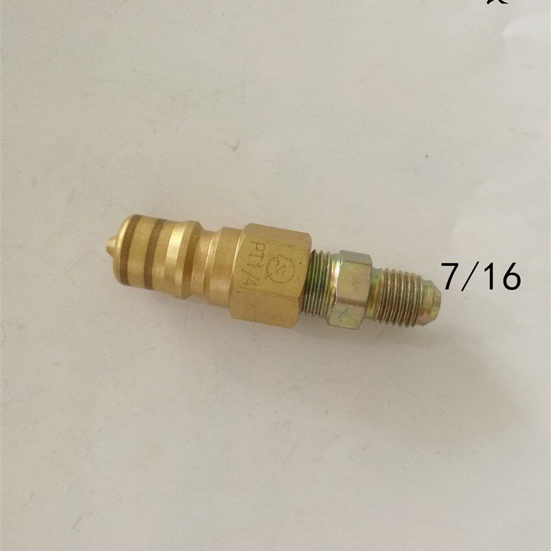 冰柜快速接头抽真空充氟快接保压ZG1/47/16铜管抽真空检漏冰箱