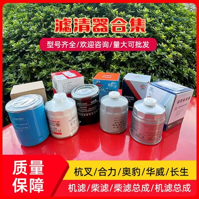 叉车柴油机油滤清器柴油格杭叉合力新柴4D27G31/JX85100C 国三