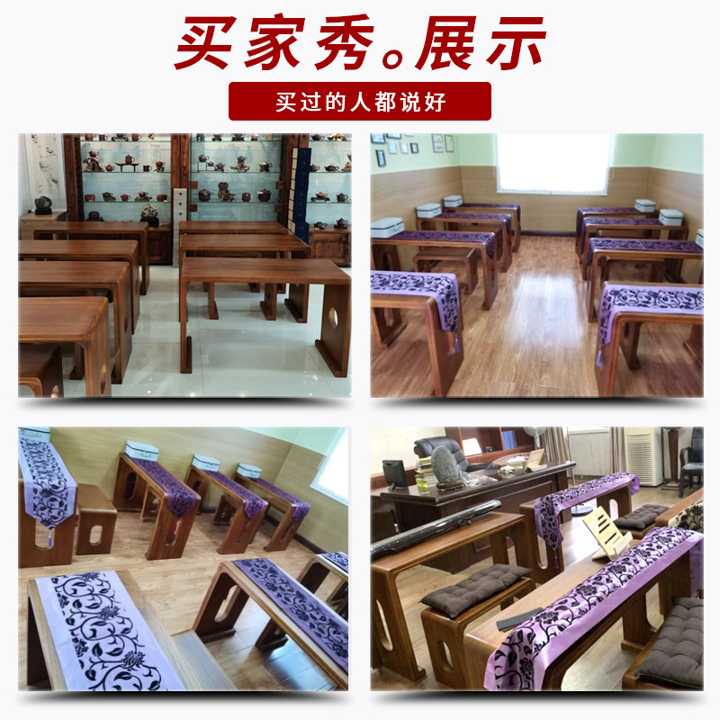 烧桐木仿古琴桌共鸣古琴桌凳实木琴桌琴凳国学古琴桌书法桌古筝桌