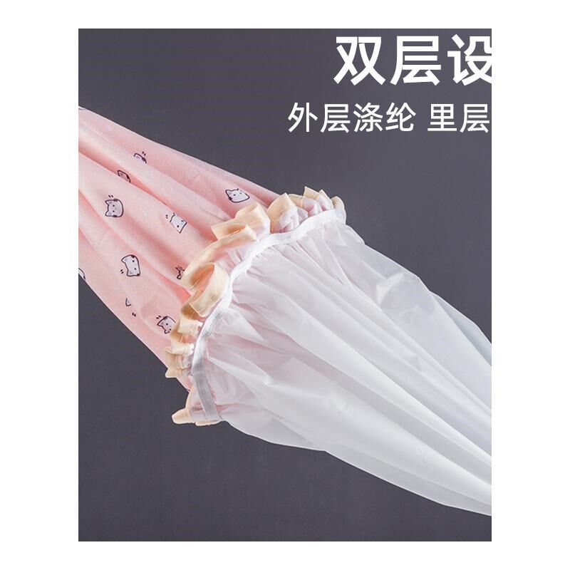双层浴帽女防水洗澡家用防油烟头套女童干发膜专用沐浴帽2024新款