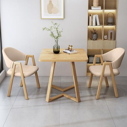 简约休闲接待洽谈桌椅组合店铺谈判办公休息区小户型阳台家用方桌