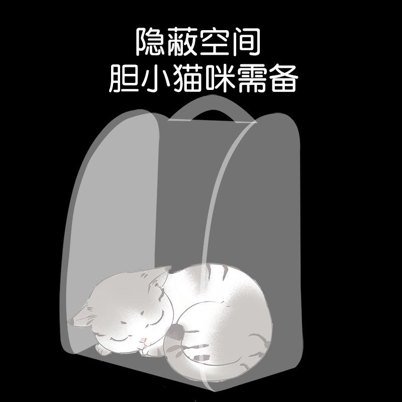 陪士奇猫背包 外出包猫咪出门透气保暖隐蔽狗狗背包猫包便携双肩