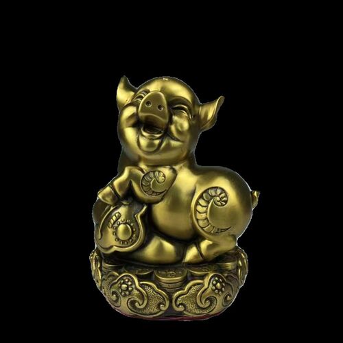 纯铜十二生肖摆件鼠牛虎兔龙蛇马羊猴鸡狗猪家居招财镇宅中式书房