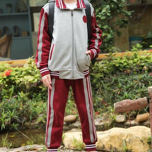 东莞市凤岗镇小学生统一校服棉拉链外套长裤冬季套装凤岗小学校服