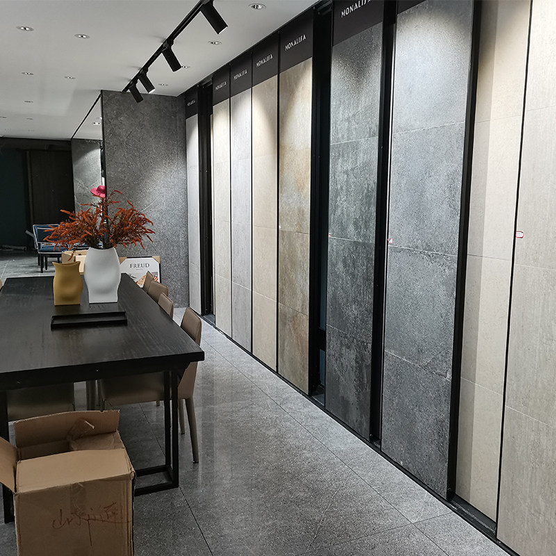 多功能瓷砖推拉展架立式推拉板陶瓷展示架墙砖石材木地板展架