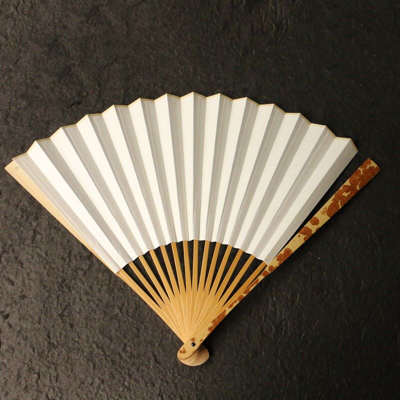 一物一拍云南湘妃竹老料纯手工精工制作文人折扇收藏把件把玩扇子
