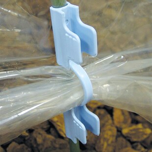 压膜夹卡大棚薄膜架固定配件园艺扣塑料温室花架卡扣种菜架子夹子