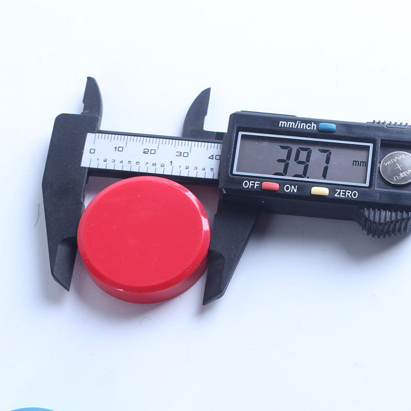 儿童教学磁铁强磁 吸铁石 强力 圆形 彩色白板磁粒 大D40mm 10颗