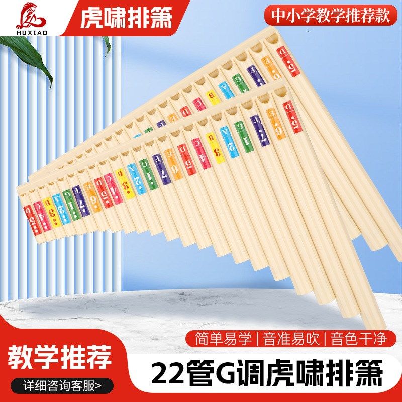 22管G调排箫专业演奏级儿童成人中小学生排笛初学者入门民族乐器