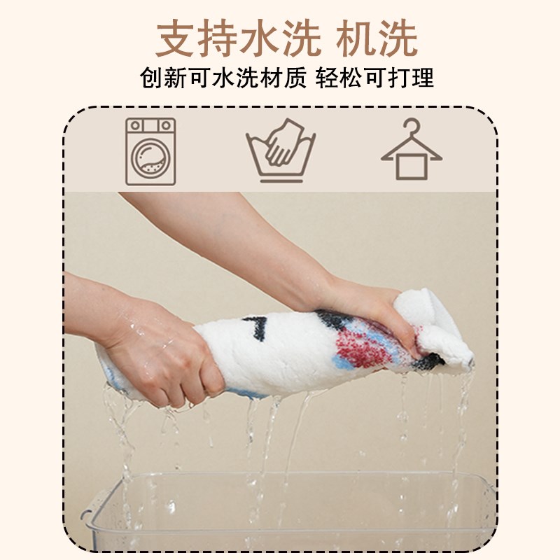 儿童房地毯卧室地垫儿童阅读区玩耍地毯女孩卧室房间床边地毯毛绒