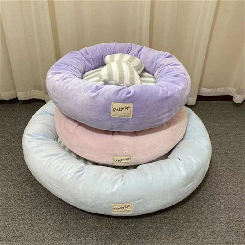 狗窝冬季保暖宠物猫窝垫四季通用小型犬法斗巴哥泰迪比熊狗狗垫子