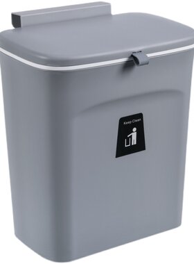 厨房柜门挂饰垃圾桶网红全自动防臭收纳桶家用大容量轻奢垃圾篓