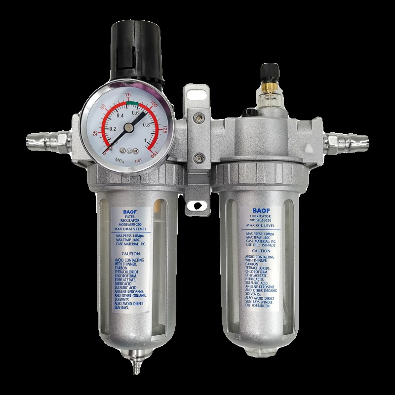 汽车家具喷漆油水分离器空压机气泵过滤二联体调压阀排水格烤漆房